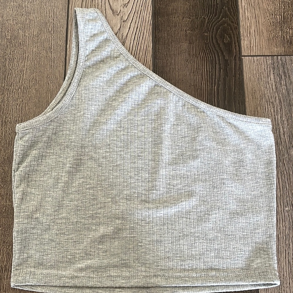 Shein Gray half tank top
